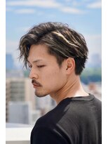 トラスト ザ バーバー 東京駅日本橋店(TRUST the Barber) ツイストスパイラルパーマ/ブリーチメッシュ/かきあげヘア