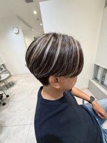 ネリ(NERi)&nbsp;「コントラストメンズハイライト×メンズショート