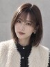 【メンテナンスに最適】前髪の酸性ストレート+カット+カラー+トリートメント