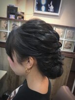 ディー エメ(D-aimer-)&nbsp;ゆる編み下めアップ【ヘアセット】