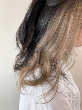 オル(Olu) 【MASAYA】イヤリングカラー×ミルクティーカラー