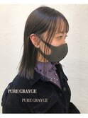【Zina 渋谷】　髪質改善＊ベージュ＊ニュアンス＊黒髪