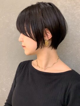 ロンド 表参道店(Lond) 美人ショート 小顔カット 骨格矯正カット 透明感暗髪