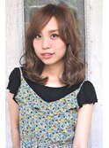 sungooseミニウルフテラコッタデジタルパーマくすみブルー