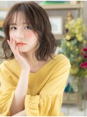 バレイヤージュくせ毛風小顔なみなみウェーブa上尾20代30代40代