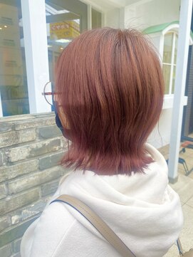 リアン(Lien) 外ハネ/コーラルピンク