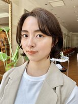 ビュートリアム265(BEAUTRIUM 265)&nbsp;ボブ/ミニボブ/ニュアンスパーマ/グレージュ/20代30代40代銀座