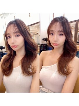 ロンドアベニール 北千住(Lond avenir) 【韓国ヘア】レイヤーカット　ブリーチなし　前髪パーマ　西田