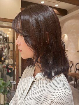 ビュートリアム265(BEAUTRIUM 265) ブリーチなしバイオレット ピンクラベンダー 顔まわりレイヤー