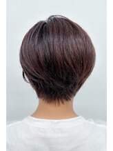 ヘア カラー ポート(Hair Color PORT) シンプルショートボブ♪【白髪染～オシャレ染までOK】