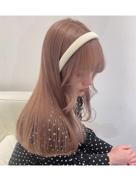 ベレーザ 渋谷(BELEZA) 5367シルキーベージュハイライトバレイヤージュハイトーンカラー