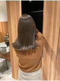 <入佐ひなの>ブリーチなし赤みのない柔らかいオリーブベージュ