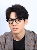 メガネにフィット 大人のフェザーパーマ
