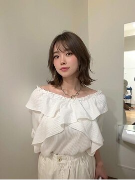 ワールドオーダー 天王寺店(WORLD ORDER) 大人可愛い20代30代40代小顔ウルフレイヤーボブ丸みショートボブ