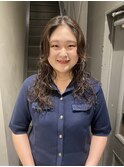 20代30代40代大人可愛いデジタルパーマナチュラルくせ毛風