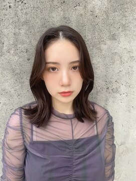 ティラベント 南船場店(tiravento) ミディアム/韓国くびれヘア/ポイントパーマ/10代/20代