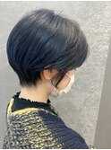 骨格矯正ショート ネイビーカラー