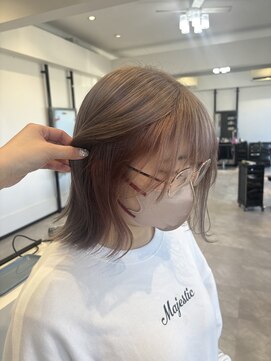 ジル(JILL) ミルクティーベージュ×ホワイトピンク