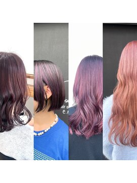 イーエム 自由通り店(e.m.) ピンクパープル/暖色カラー/艶カラー