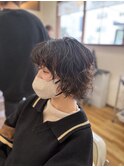 ウルフカット×ニュアンスパーマ