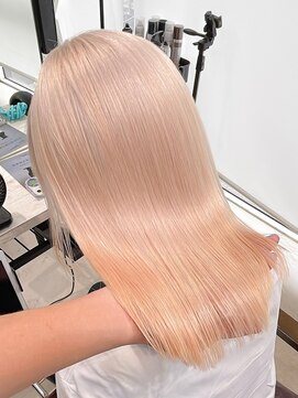 ロイス 神宮前(ROIS) ミルクティーベージュ/ダブルカラー/ケアブリーチ/ハイトーン