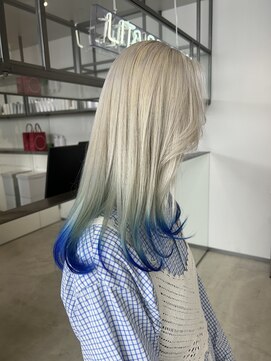 リタブランシェ(Lita branche) ハイトーンブルーエンドカラー