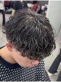 熊本メンズサロン 波巻きスパイラル 波巻きパーマ MEN'S HAIR