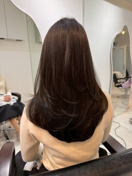 ムード(MOOD,) 暗めカラー/グランマッシュ[レイヤーカット/髪質改善/銀座]