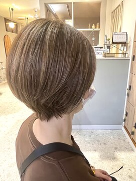 ハイレート ウニクス川越店(Hairate) ［imada］大人/小顔ショートボブ
