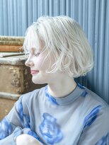 エーバイフー 江坂店(A BY WHO)&nbsp;A BY WHO江坂/ゆるふわボブ/ハイトーン/ブリーチ