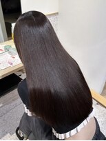 ゼストソエル(ZEST soell)&nbsp;立川／暗めカラー／髪質改善／艶髪ロング／ナチュラルスタイル