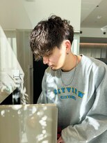 エレン 向ヶ丘遊園 登戸(ELEN)&nbsp;海外風外人風パーマニュアンスパーマグレージュ透明感メンズ