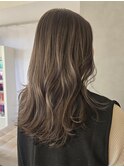 ナチュラルハイライト×スモーキーブラウン