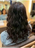 ややしっかりめスパイラルパーマスタイル