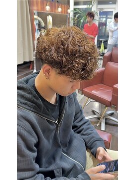 ハイパー(HYPER) ブラウンスペインカール【メンズ/パーマ】