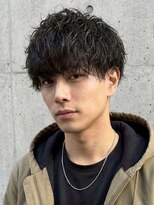 ヘッドストック 大和八木店(HEAD STOCK) メンズシャドウパーマルーズパーマルーズショートダークアッシュ