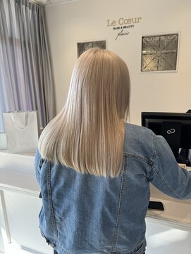 ルクール ヘアー プレジー(Le Coeur HAIR Plaisir) ホワイトブロンド★