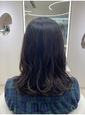 セミロング　デジタルパーマ