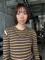 ゴブンノロク(GOBUN NO ROKU)&nbsp;担当　竹橋/２０代３０代小顔切りっぱなし前上がりボブ