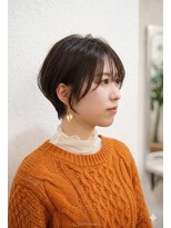 クオート(quoit) 耳掛け小顔に。高原が提案する「洗練ショートボブ」×艶髪カラー