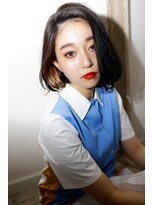 ロロネー 梅田(Lolonois) 【Lolonois梅田】サイドパートボブ (藤岡なおき)