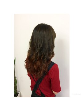 ヘアーデザイン オアジ(OASI) ブルージュ×チェリーピンク