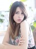 10セクション小顔カット+83%高濃度美容液カラー+自然派ストレート￥26400