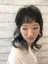 スパーク ヘアアンドフェイス(Spark HAIR&FACE) ブルーな感じなウルフな感じ３！