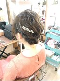 アップシニヨンアレンジ【ヘアアレンジ　立川/立川南/八王子】
