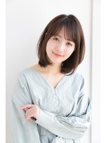 ラフ フロム ガーデン(Laf from GARDEN)&nbsp;加藤貴大30代40代の髪型　大人可愛い丸みのある肩ラインボブ