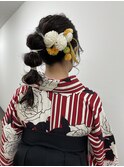 卒業式ヘアセット