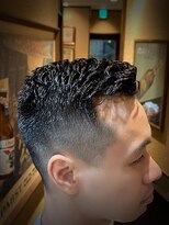 ヒロギンザバーバーショップ 大宮店(HIRO GINZA BARBER SHOP)&nbsp;濡れパン　テーパーフェード