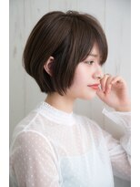 オピオ(Opio)&nbsp;ナチュラルショートボブ＊シースルーバング　Opio服部