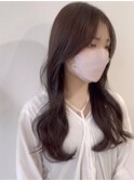 ゆるめなヨシンモリで大人っぽい韓国ヘア S